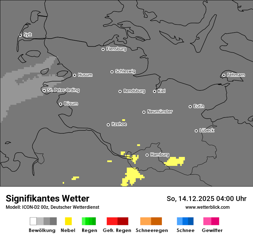 Modellkarten Signifikantes Wetter