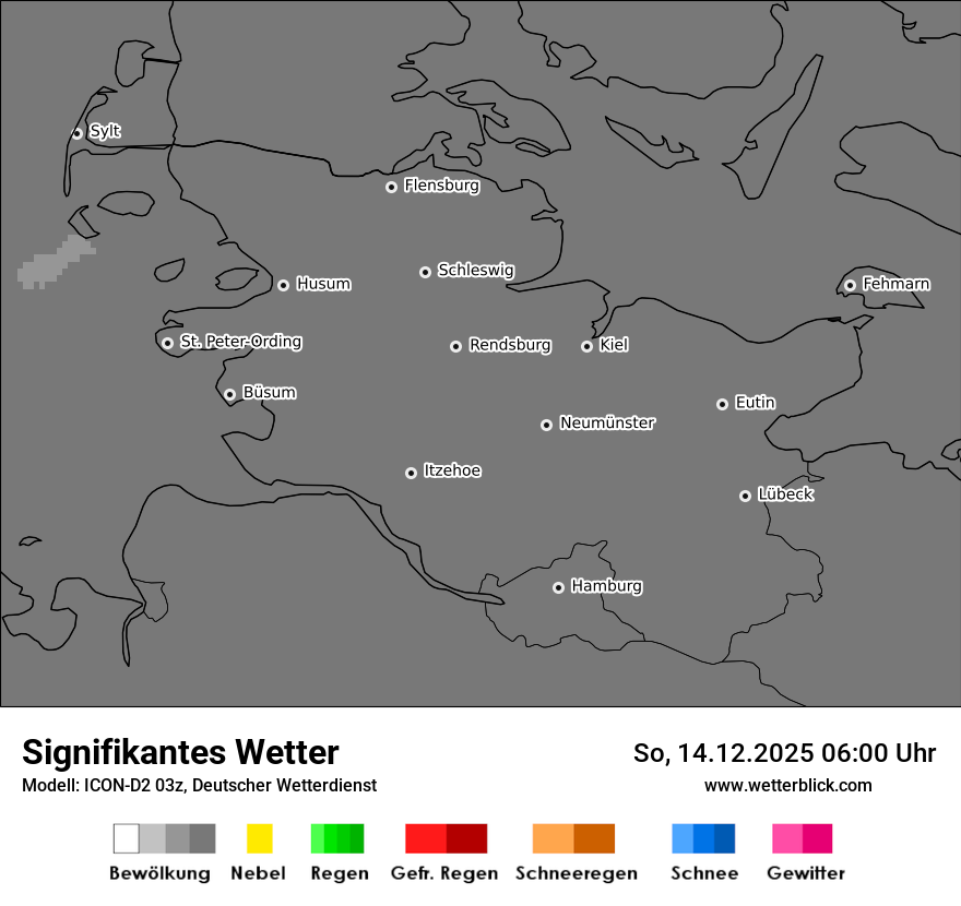 Modellkarten Signifikantes Wetter