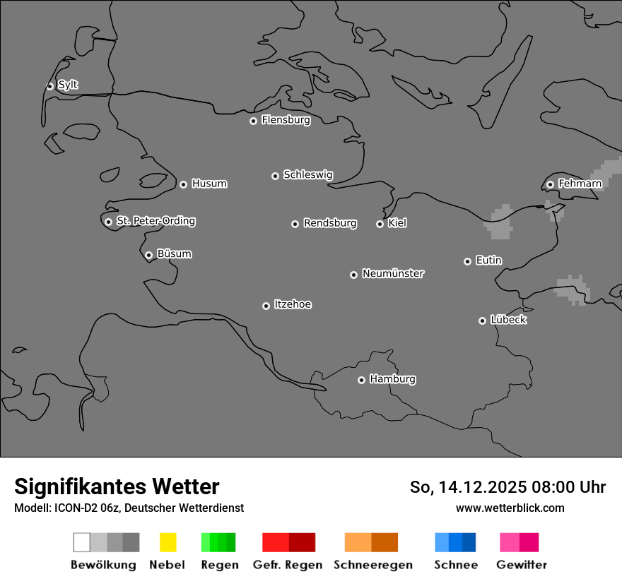 Modellkarten Signifikantes Wetter