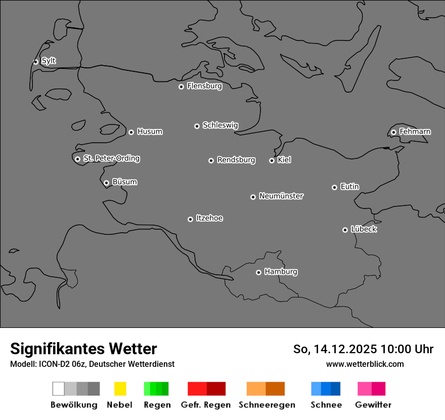 Modellkarten Signifikantes Wetter