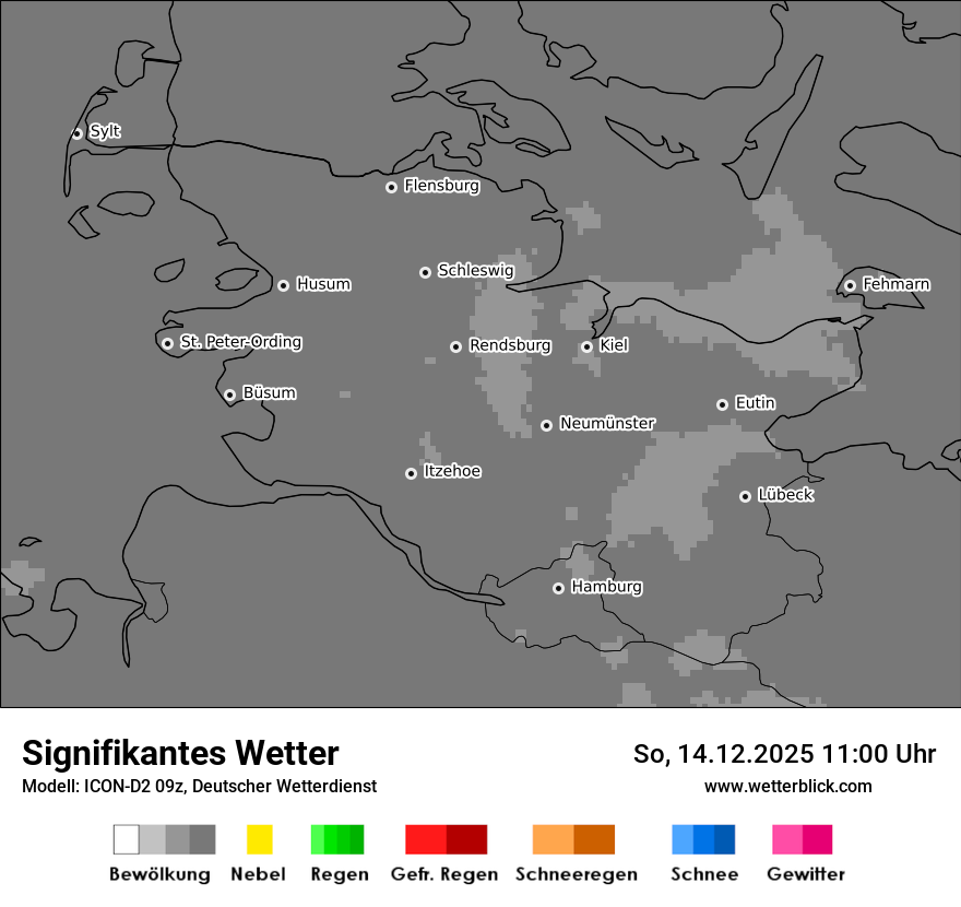 Modellkarten Signifikantes Wetter