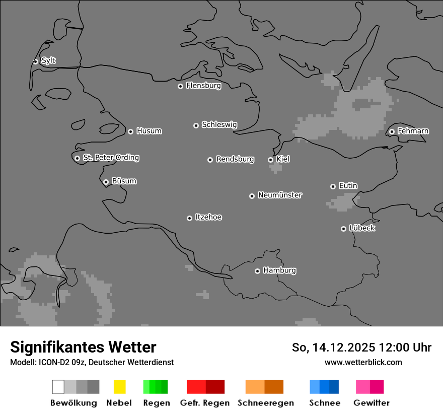 Modellkarten Signifikantes Wetter