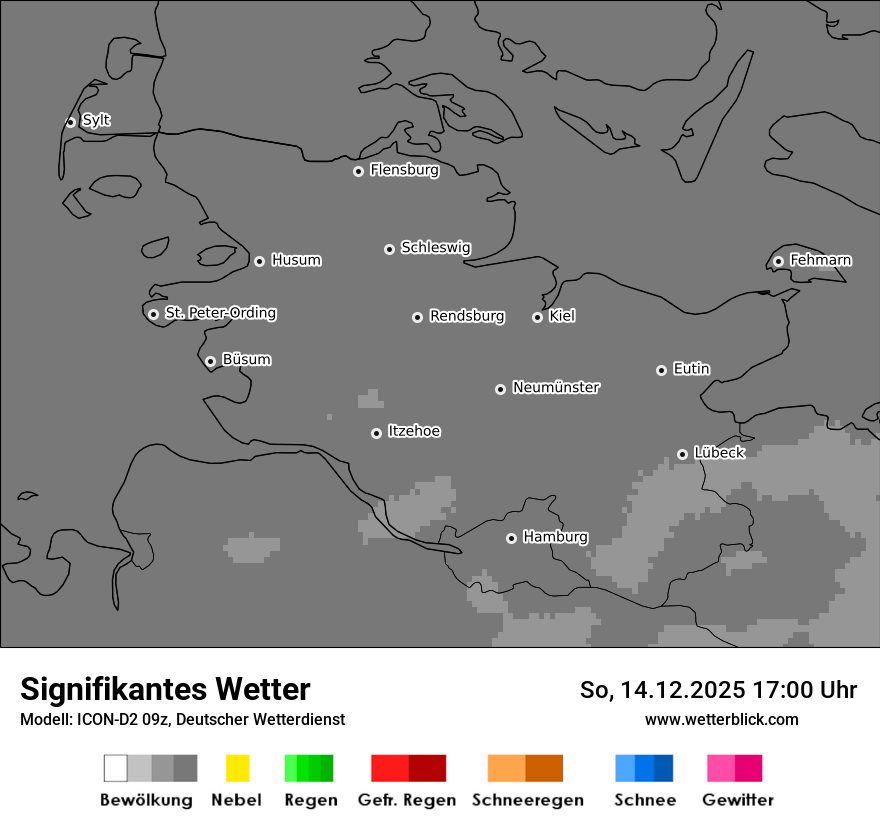 Modellkarten Signifikantes Wetter