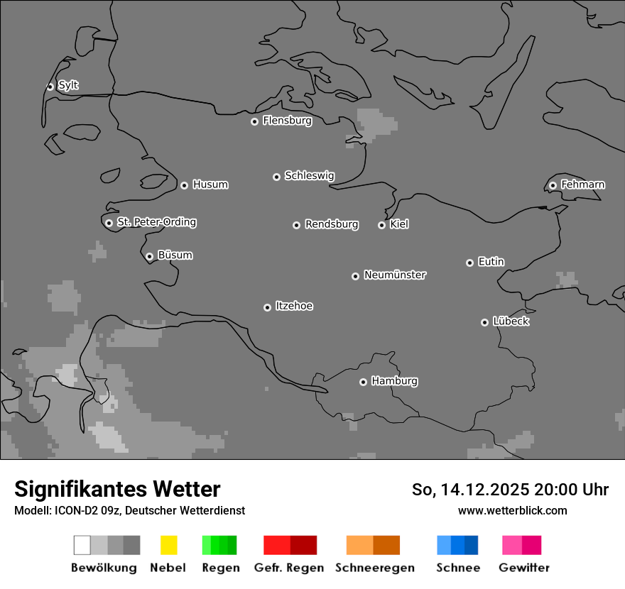 Modellkarten Signifikantes Wetter