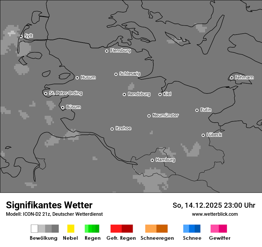 Modellkarten Signifikantes Wetter