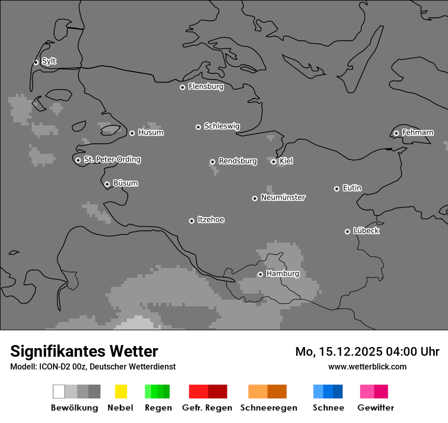Modellkarten Signifikantes Wetter