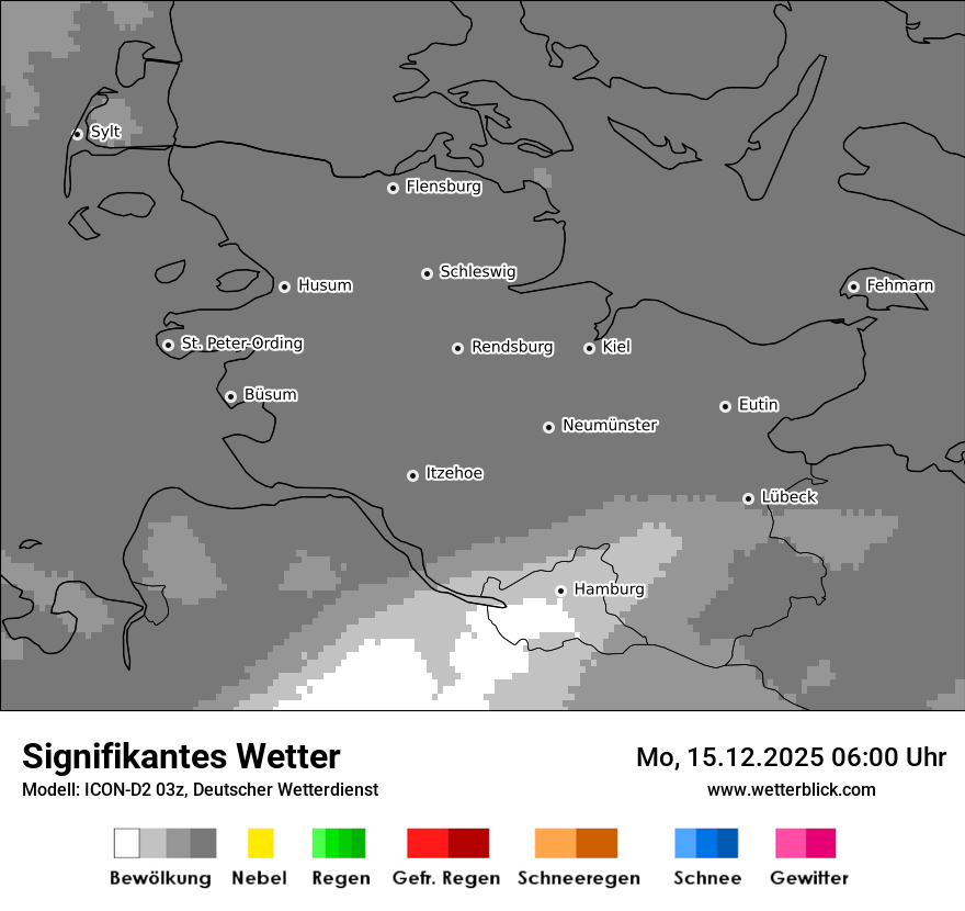 Modellkarten Signifikantes Wetter