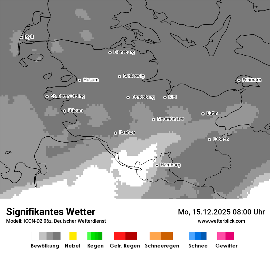 Modellkarten Signifikantes Wetter