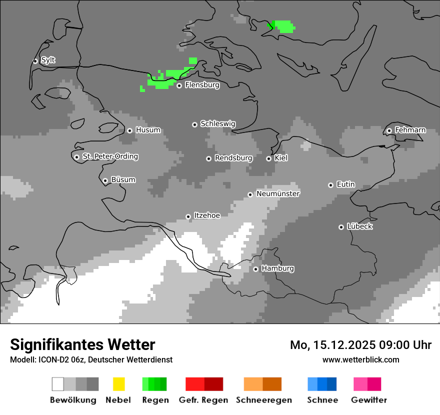 Modellkarten Signifikantes Wetter