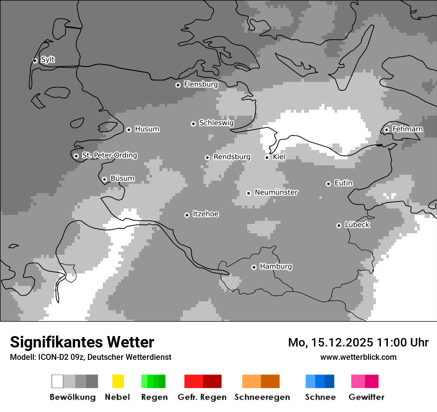 Modellkarten Signifikantes Wetter