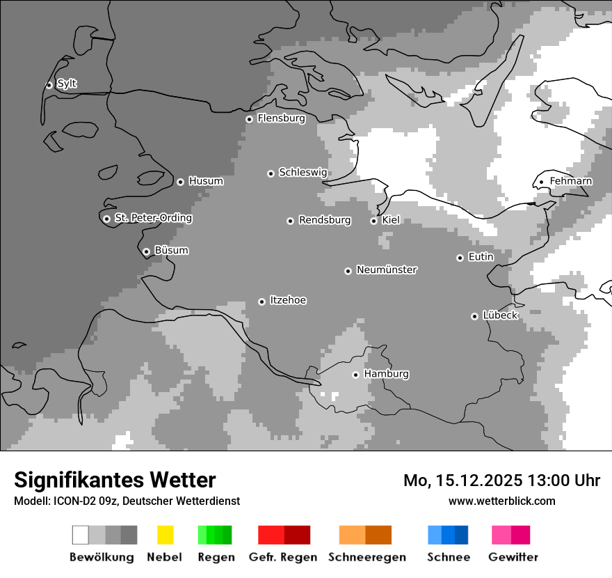 Modellkarten Signifikantes Wetter