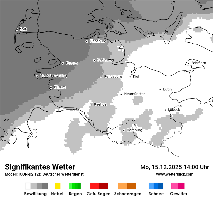 Modellkarten Signifikantes Wetter
