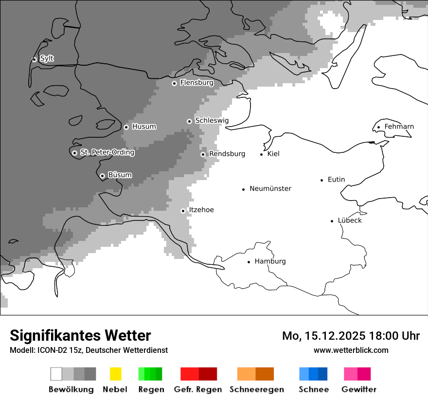 Modellkarten Signifikantes Wetter