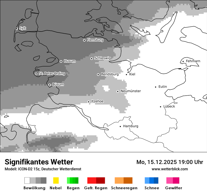 Modellkarten Signifikantes Wetter