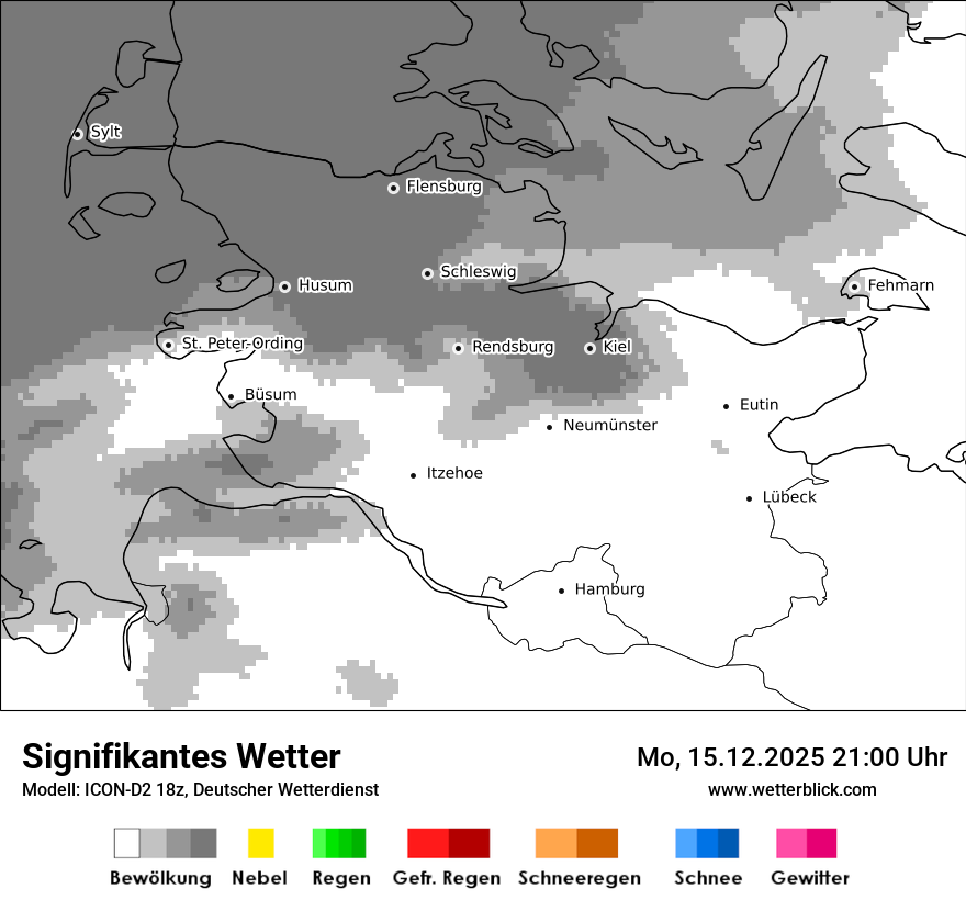 Modellkarten Signifikantes Wetter