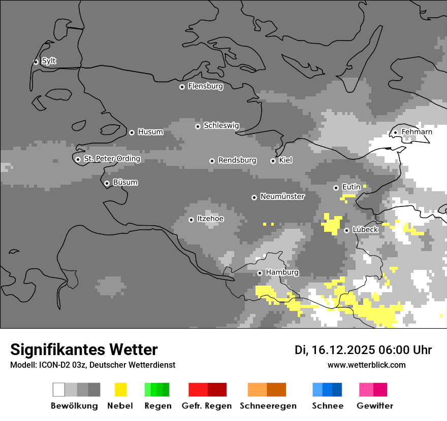 Modellkarten Signifikantes Wetter