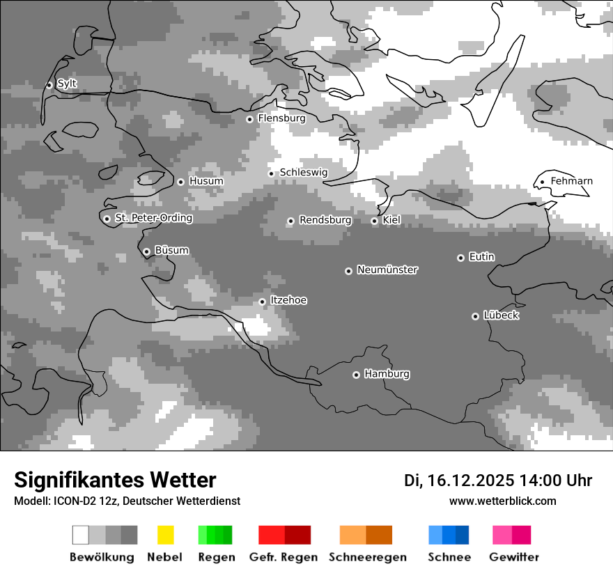 Modellkarten Signifikantes Wetter