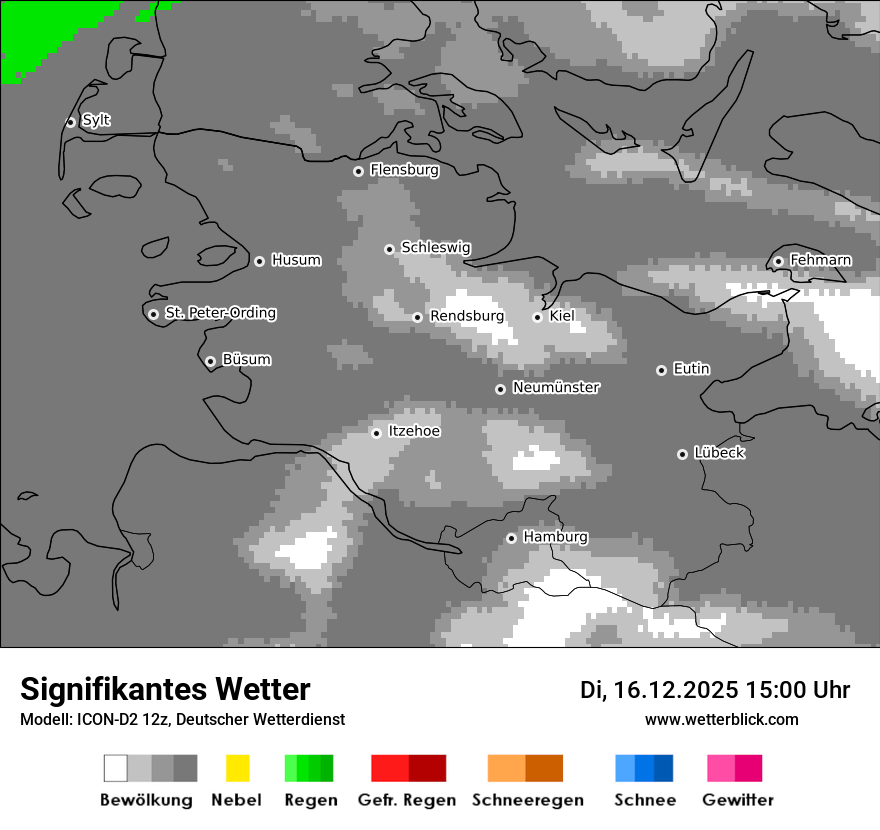 Modellkarten Signifikantes Wetter