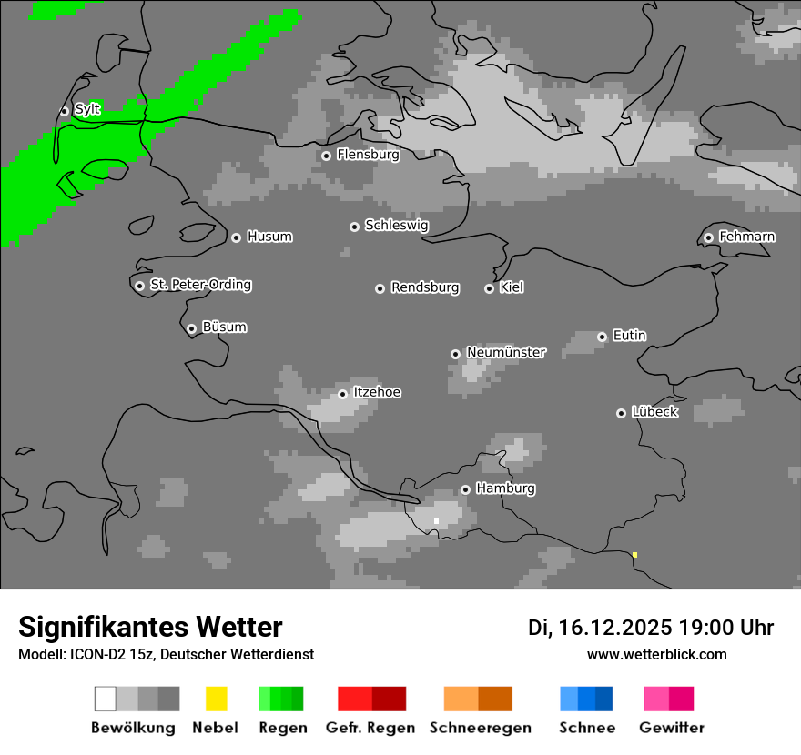 Modellkarten Signifikantes Wetter