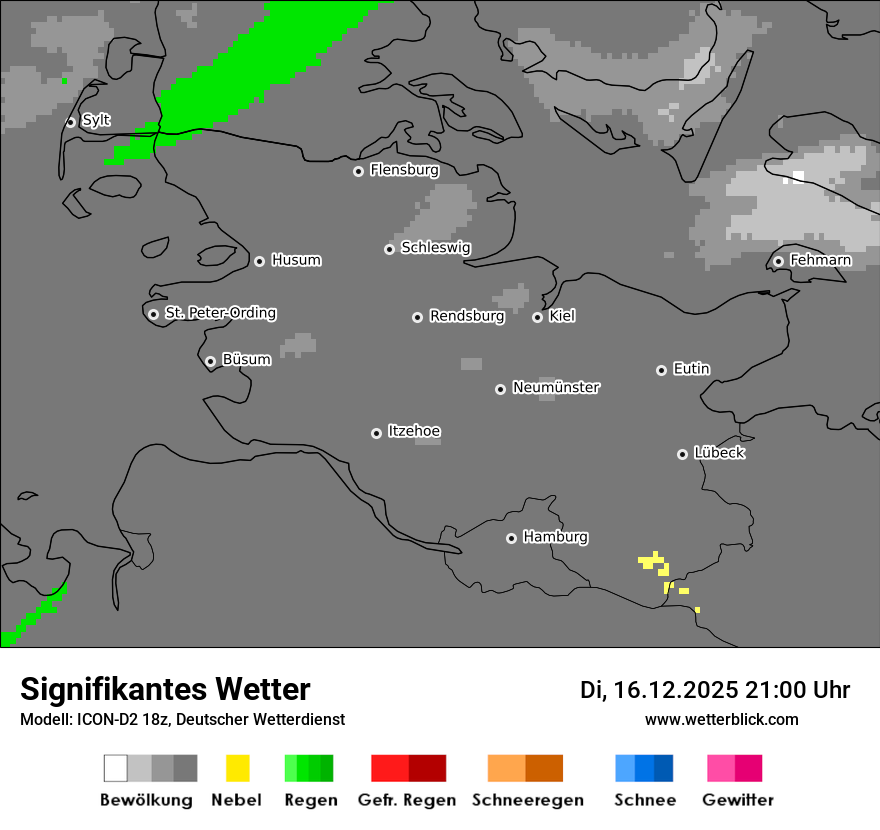 Modellkarten Signifikantes Wetter