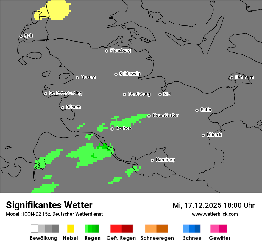 Modellkarten Signifikantes Wetter