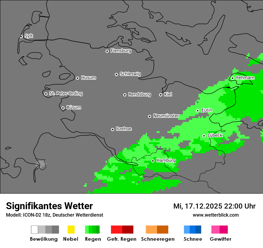 Modellkarten Signifikantes Wetter