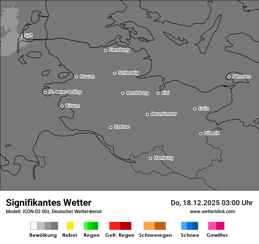 Modellkarten Signifikantes Wetter