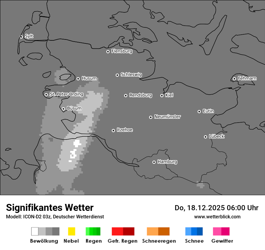 Modellkarten Signifikantes Wetter