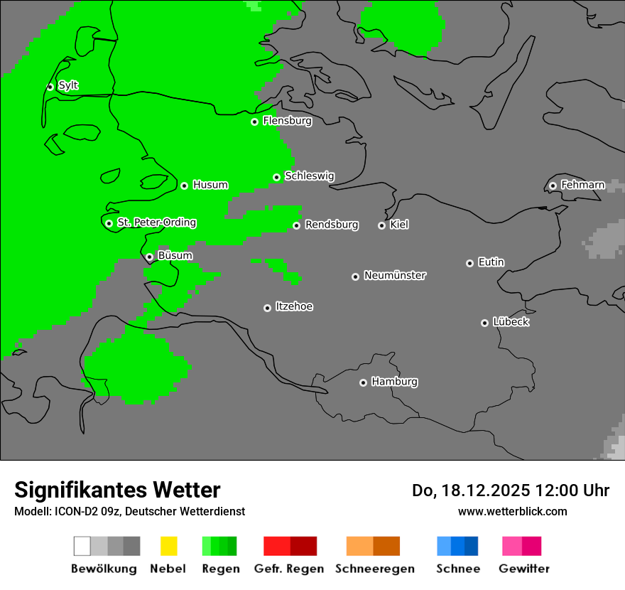 Modellkarten Signifikantes Wetter