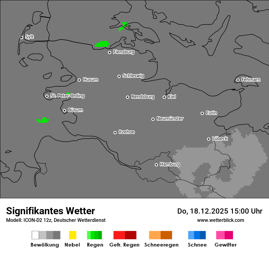 Modellkarten Signifikantes Wetter