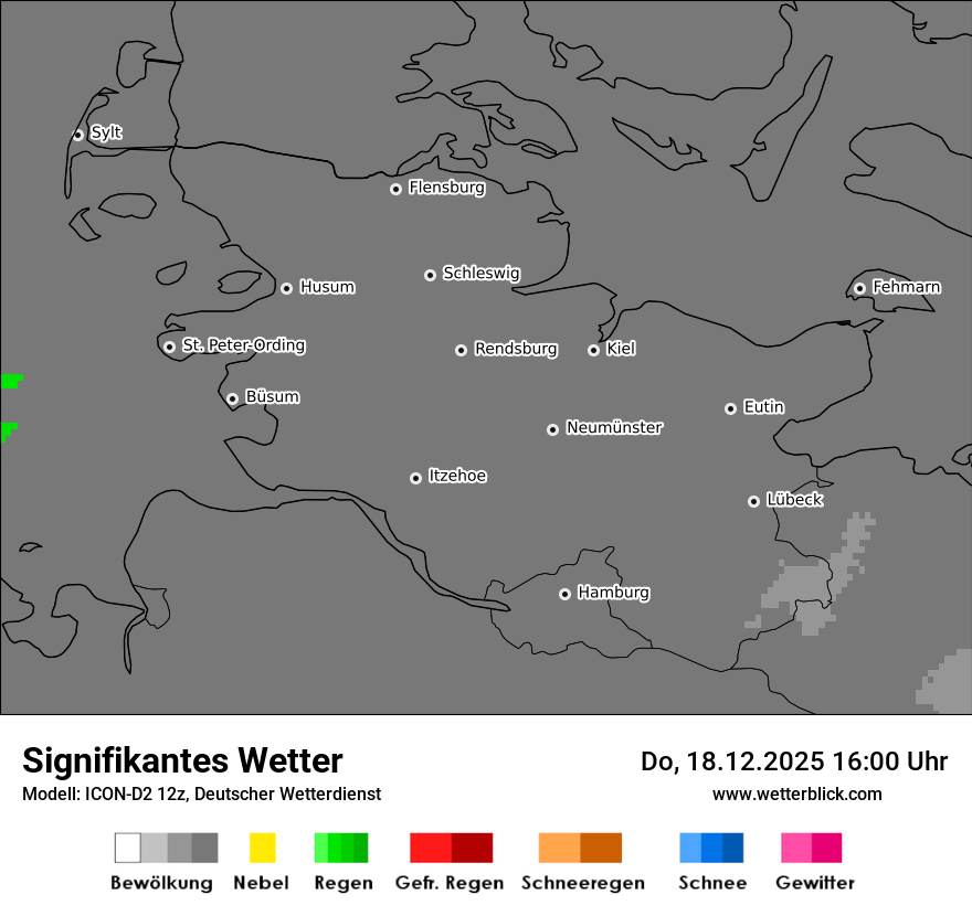Modellkarten Signifikantes Wetter
