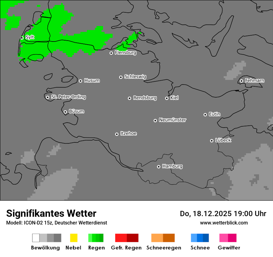 Modellkarten Signifikantes Wetter