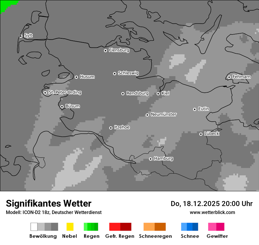 Modellkarten Signifikantes Wetter