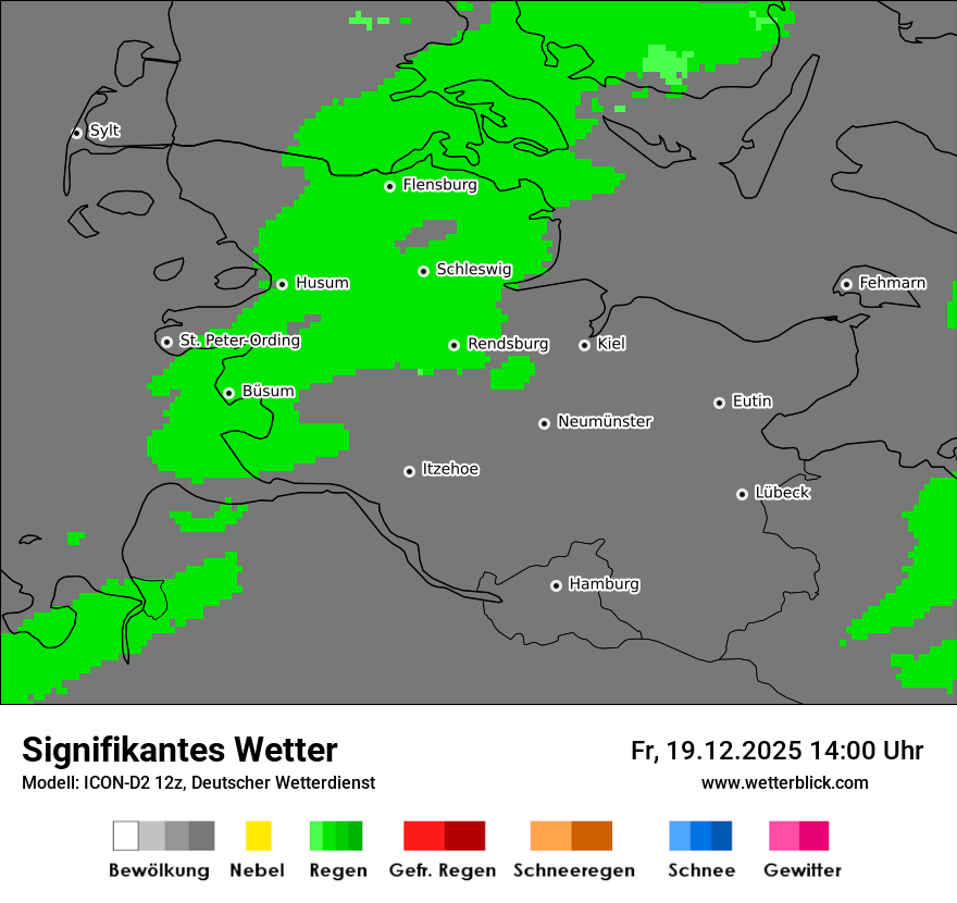 Modellkarten Signifikantes Wetter