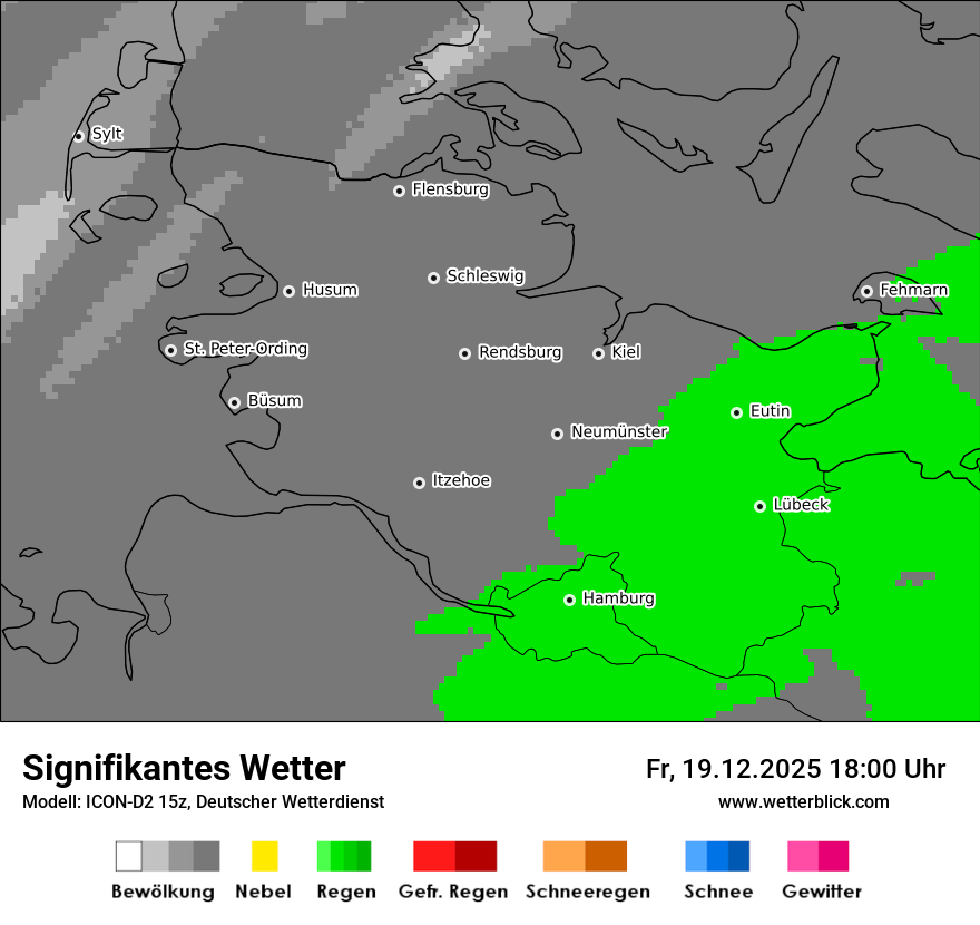 Modellkarten Signifikantes Wetter