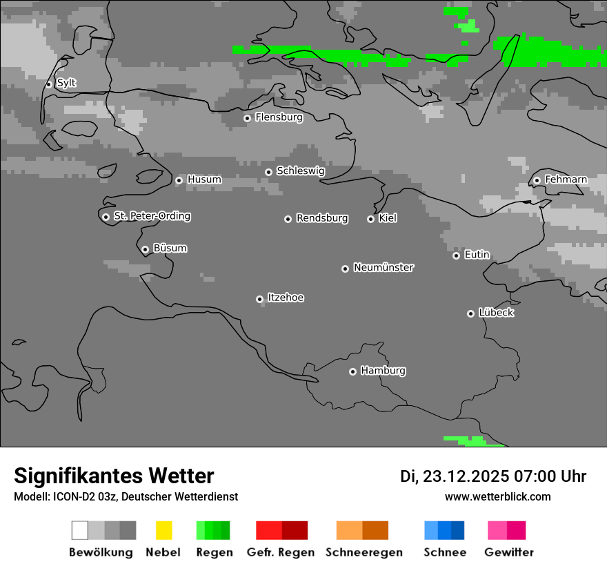 Modellkarten Signifikantes Wetter