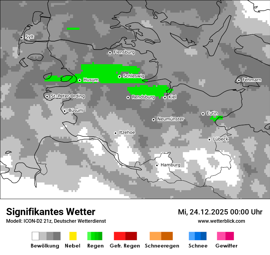 Modellkarten Signifikantes Wetter