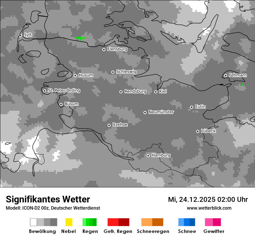 Modellkarten Signifikantes Wetter