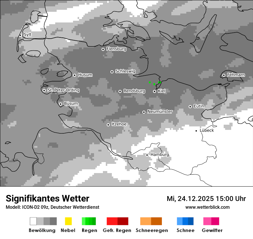 Modellkarten Signifikantes Wetter