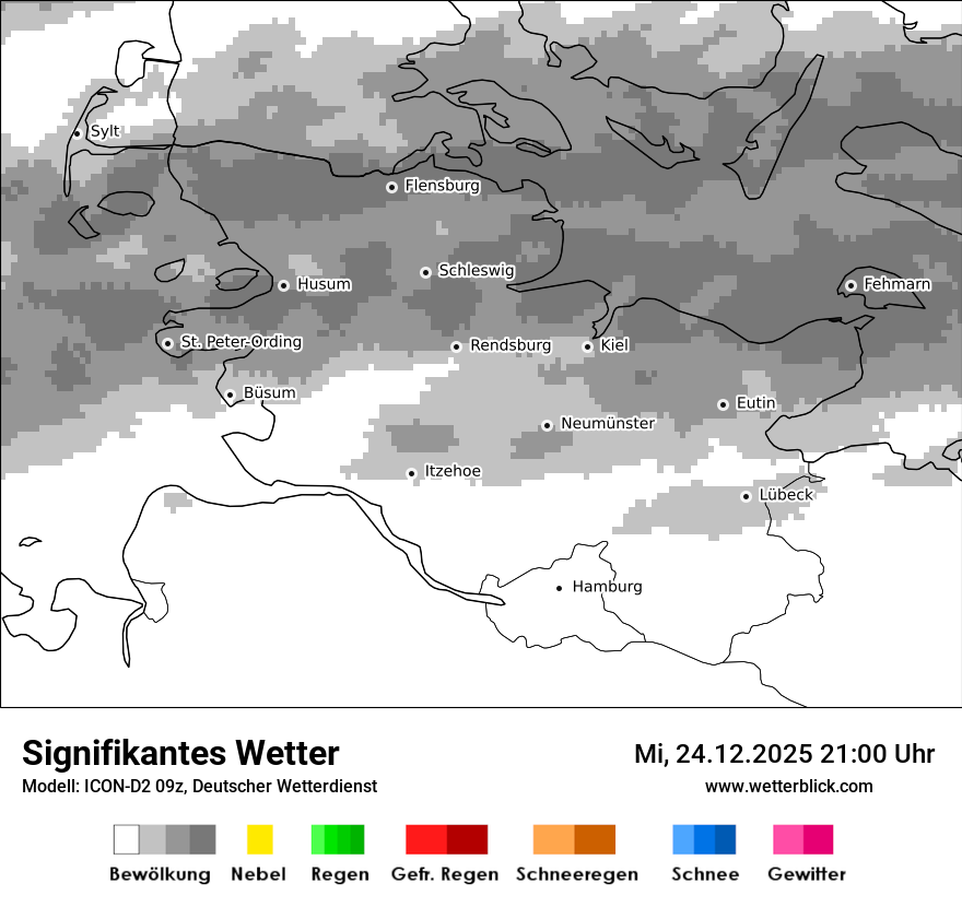 Modellkarten Signifikantes Wetter