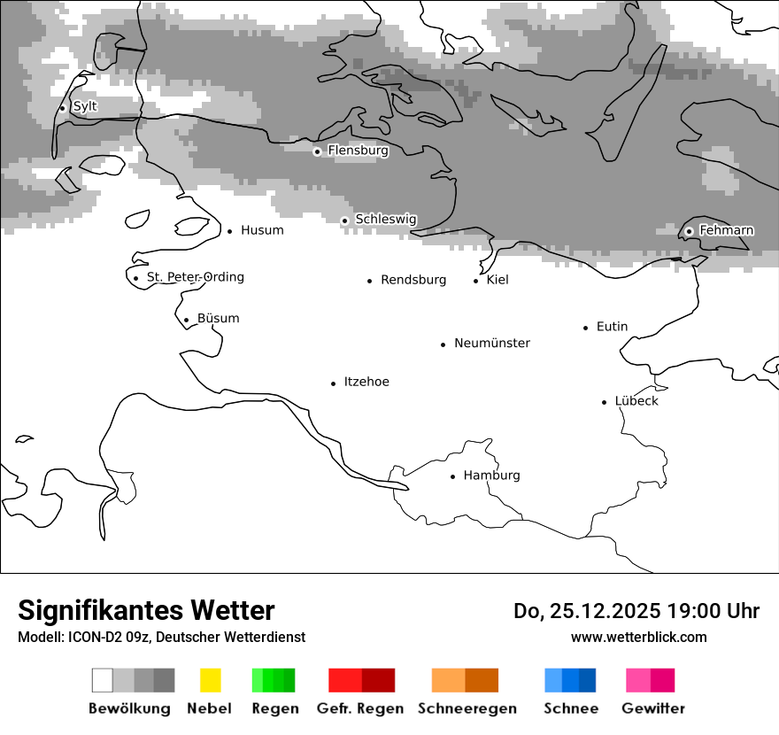 Modellkarten Signifikantes Wetter