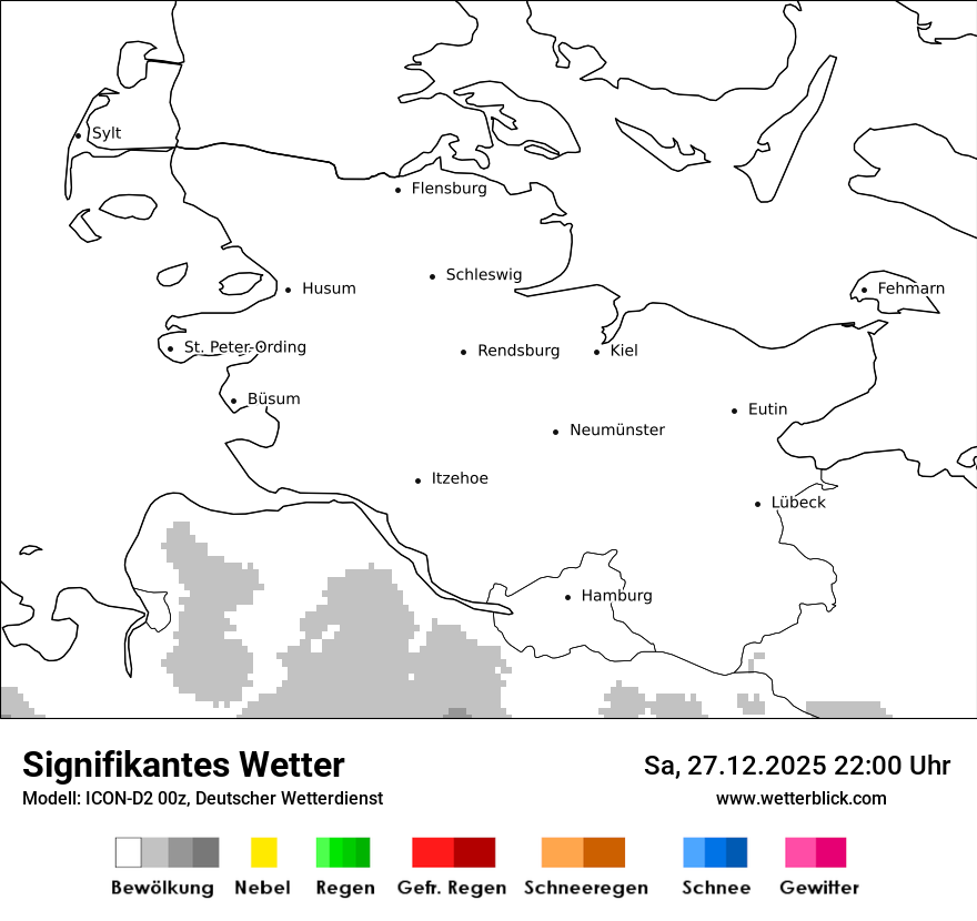 Modellkarten Signifikantes Wetter