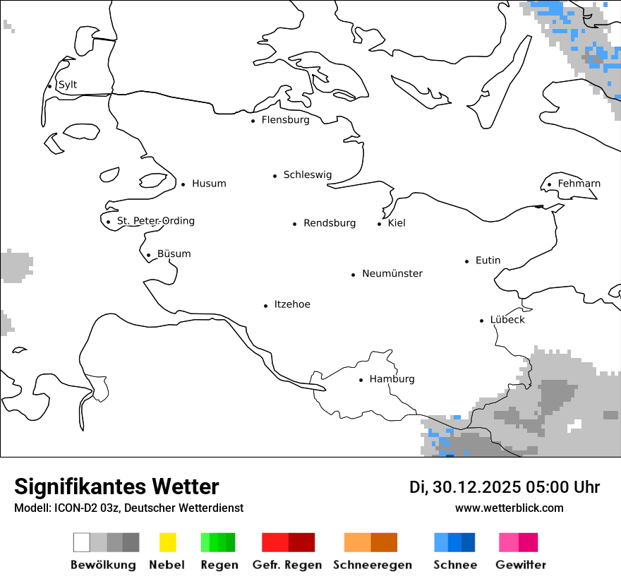 Modellkarten Signifikantes Wetter