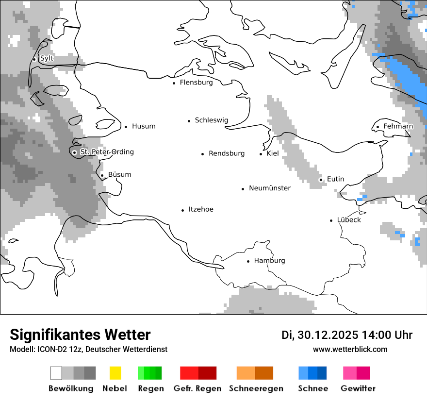 Modellkarten Signifikantes Wetter