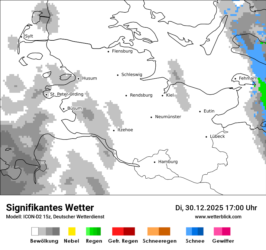 Modellkarten Signifikantes Wetter