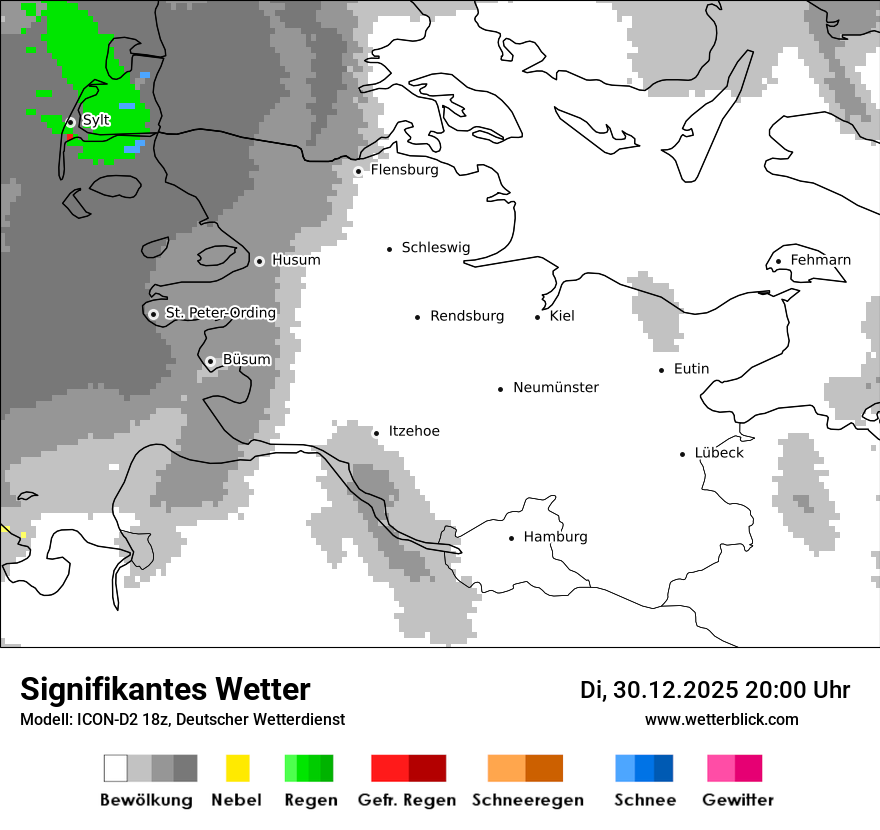 Modellkarten Signifikantes Wetter