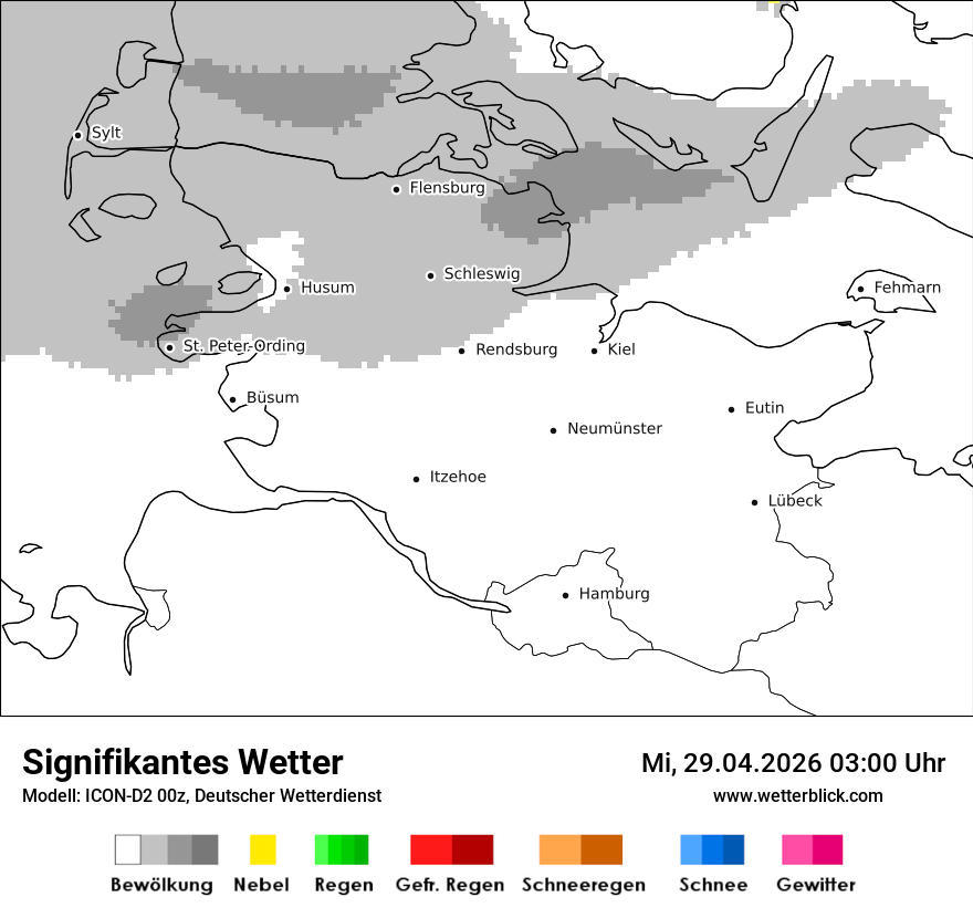 Modellkarte ICON-D2 – ww – sh