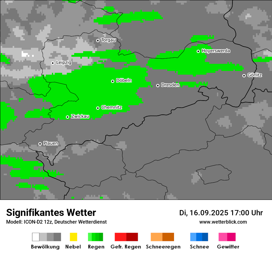 Modellkarten Signifikantes Wetter