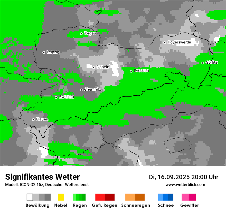 Modellkarten Signifikantes Wetter