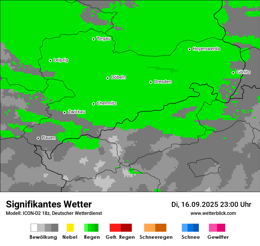 Modellkarten Signifikantes Wetter